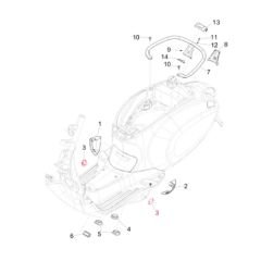 VESPA LX VE PRİMAVERA SPRİNT  MOTOR BAGLANTI TAPASI