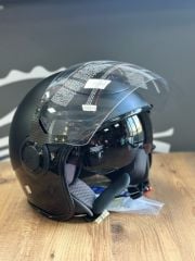 VESPA VJ NOTTE KASK SİYAH ( DOUBLE BLACK)