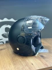 VESPA VJ NOTTE KASK SİYAH ( DOUBLE BLACK)