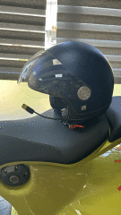 VESPA KASK VISOR İNTERKOM BLUETOOTH Gts Super Tech Mat Mavi / Blue Energico Matt / DY
