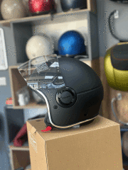 VESPA KASK ARGENTARİO SİYAH YENİ MODEL