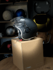 VESPA KASK ARGENTARİO SİYAH YENİ MODEL