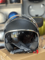 VESPA KASK ARGENTARİO SİYAH YENİ MODEL