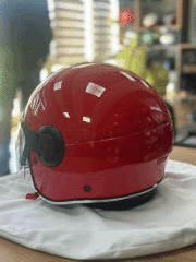 VESPA KASK ARGENTARİO KIRMIZI YENİ MODEL
