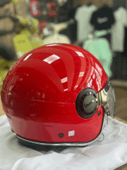 VESPA KASK ARGENTARİO KIRMIZI YENİ MODEL