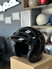 VESPA KASK VERSİLİA PARLAK SİYAH YENİ MODEL