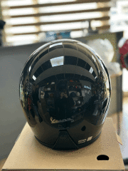 VESPA KASK VERSİLİA PARLAK SİYAH YENİ MODEL