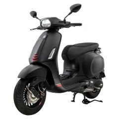 VESPA SPRİNT VE PRİMAVERA KISA SPOR AYNA TAKIMI MAT  SİYAH NOTTE