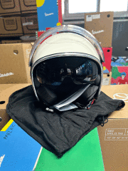 VESPA LACİVERT BEYAZ VJ ORJİNAL KASK
