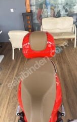 VESPA PRİMAVERA TOPCASE ÇANTA KIRMIZI SET