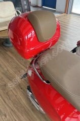 VESPA PRİMAVERA TOPCASE ÇANTA KIRMIZI SET