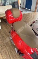 VESPA PRİMAVERA TOPCASE ÇANTA KIRMIZI SET