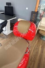 VESPA PRİMAVERA TOPCASE ÇANTA KIRMIZI SET