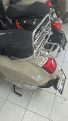 VESPA GTS VE GTV ARKA PORTBAGAJ KROM