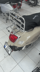 VESPA GTS VE GTV ARKA PORTBAGAJ KROM