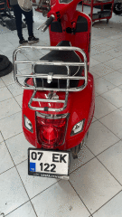 VESPA GTS VE GTV ARKA PORTBAGAJ KROM