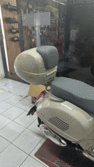 VESPA GTS BEJ TOPCASE ÇANTA SETI