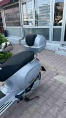 VESPA PRİMAVERA GRİ TECH ÇANTA SETİ TOPCASE 2024 YENİ MODEL