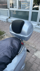 VESPA PRİMAVERA GRİ TECH ÇANTA SETİ TOPCASE 2024 YENİ MODEL