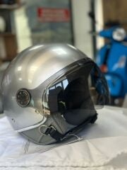 VESPA KASK VİSOR MODELİ YENİ DEC GÜMÜŞ KROM