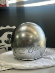 VESPA KASK VİSOR MODELİ YENİ DEC GÜMÜŞ KROM