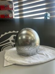VESPA KASK VİSOR MODELİ YENİ DEC GÜMÜŞ KROM