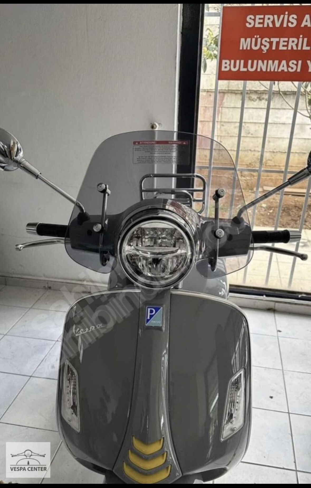 VESPA GTS HPE ÖN CAM FÜME 2021 MODELLERE KADAR UYUMLU