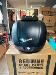 VESPA PRİMAVERA MAT LACİVERT TECH ÇANTA SETİ TOPCASE 2024