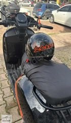 VESPA PARLAK SİYAH GTV KASKI