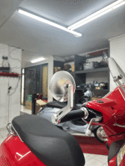 VESPA GİDON AYNA ZELİONİ YUVARLAK GÜMÜŞ RENK