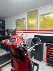 VESPA GİDON AYNA ZELİONİ OVAL GÜMÜŞ