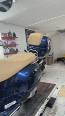 VESPA GTS TOPCASE ÇANTA SETI GECE MAVISi