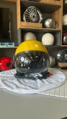 VESPA KASK VİSOR MODELİ SARI CİVCİV