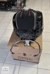 VESPA GTS SİYAH ÇANTA SETİ ANAHTARSIZ MODEL İÇİN