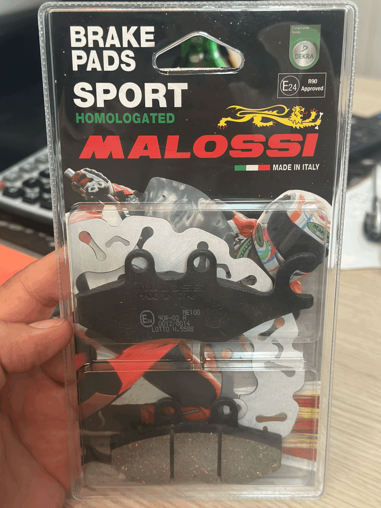 VESPA GTS VE GTV MALOSSİ ÖN FREN BALATASI