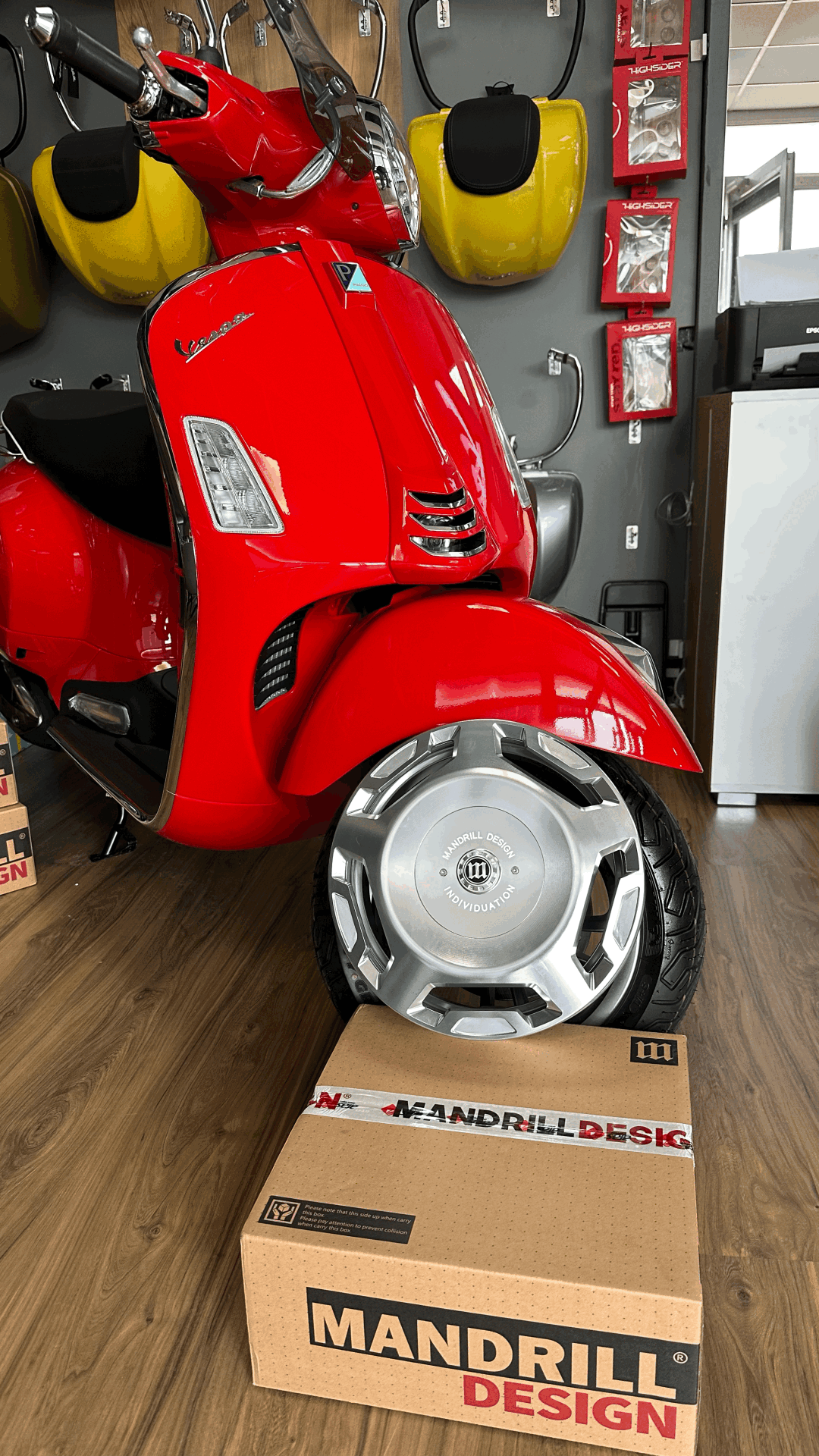 VESPA GTS VE GTV MANDRİLL JANT TAKIMI 12 İNÇ