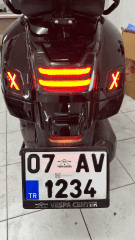 VESPA GTS VE GTV SİP ARKA STOP 2023 MODEL UYUMLU