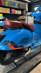 VESPA GTV BORDO ÇİFT SELE KOLTUK
