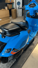 VESPA GTV SİYAH ÇİFT SELE KOLTUK