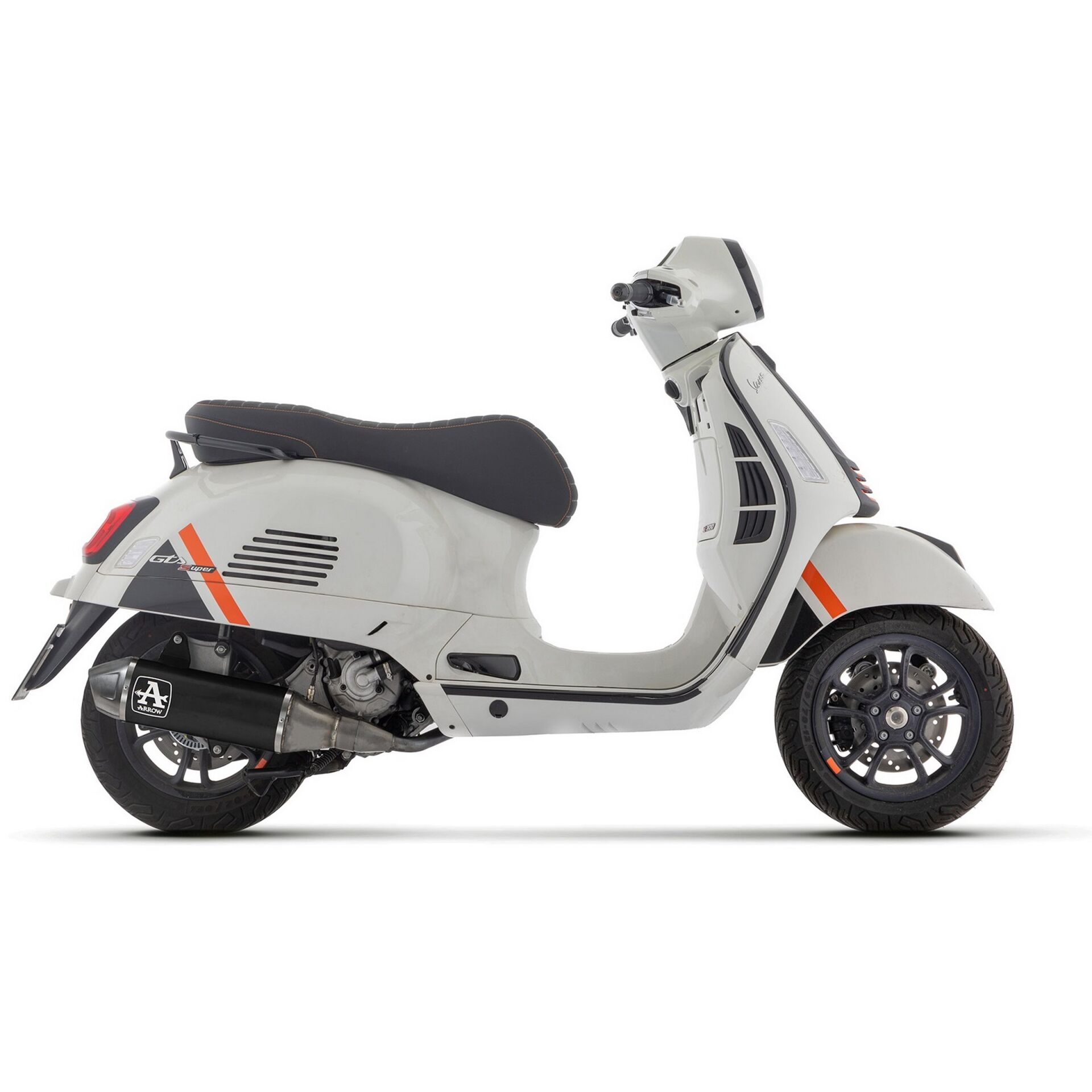 Vespa GTS-GTV 310 Egzoz *Siyah-Karbon Uç* Euro 5+ (2024- ) / ARROW