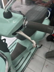 VESPA GTS ANAHTARSIZ MODEL İÇİN MOTO NOSTRA  KROM FREN KOLU MANET '22-'23 Anahtarsız