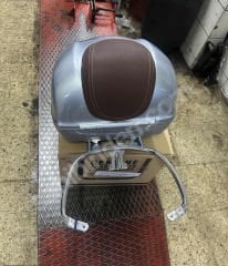 VESPA PRİMAVERA TOPCASE ÇANTA SETİ PARLAK GRİ