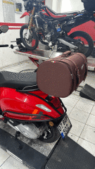 VESPA CLASSİC ARKA ÇANTA TOPCASE BÜYÜK BORDO