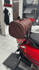 VESPA CLASSİC ARKA ÇANTA TOPCASE BÜYÜK BORDO