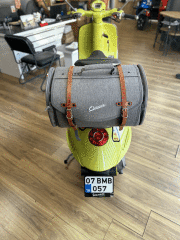 VESPA CLASSİC ARKA ÇANTA TOPCASE BÜYÜK GRİ
