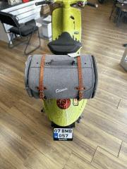 VESPA CLASSİC ARKA ÇANTA TOPCASE BÜYÜK GRİ