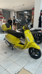 VESPA PRİMAVERA TOPCASE ÇANTA SETİ PARLAK SARI