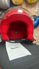 VESPA RED KASK KIRMIZI YENİ MODEL