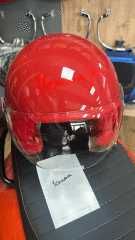VESPA RED KASK KIRMIZI YENİ MODEL