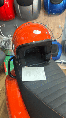 VESPA VİSOR KASK TURUNCU